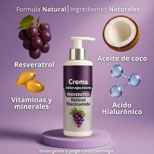 Crema Resveratrol Antienvejecimiento