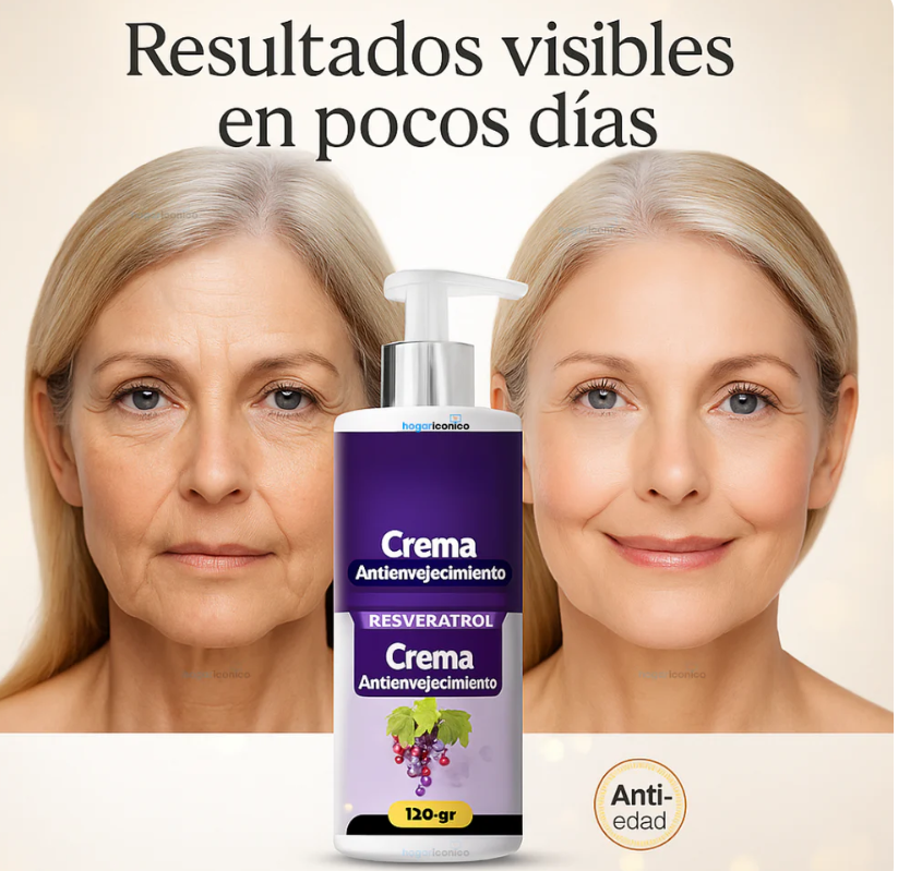 Crema Resveratrol Antienvejecimiento