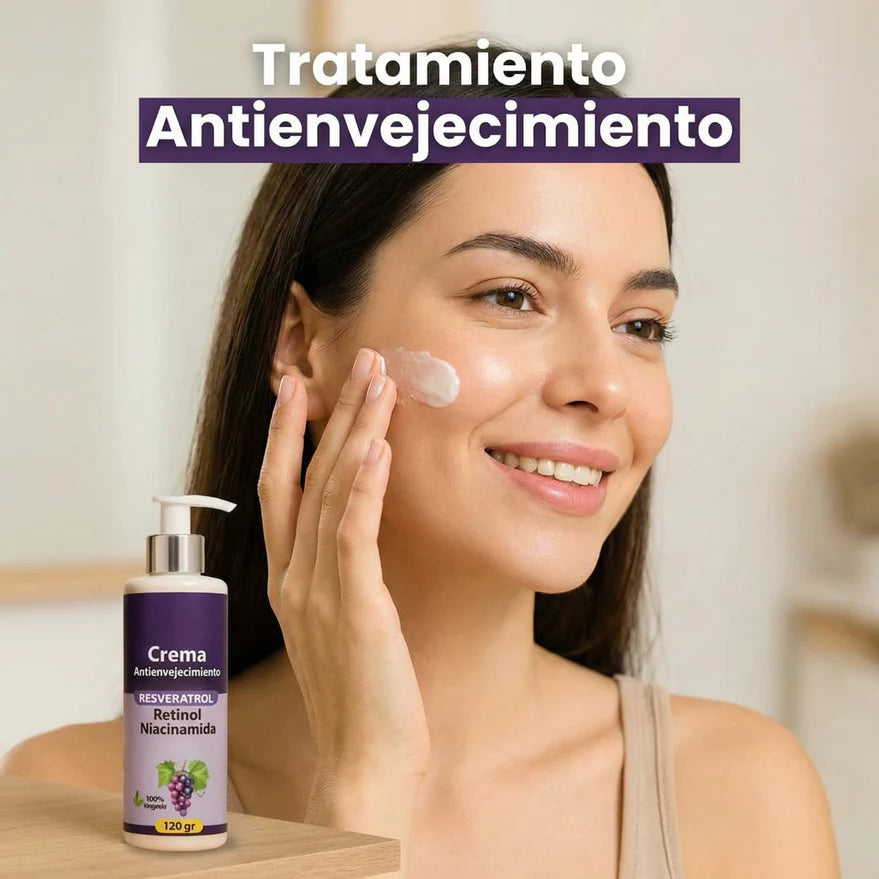 Crema Resveratrol Antienvejecimiento