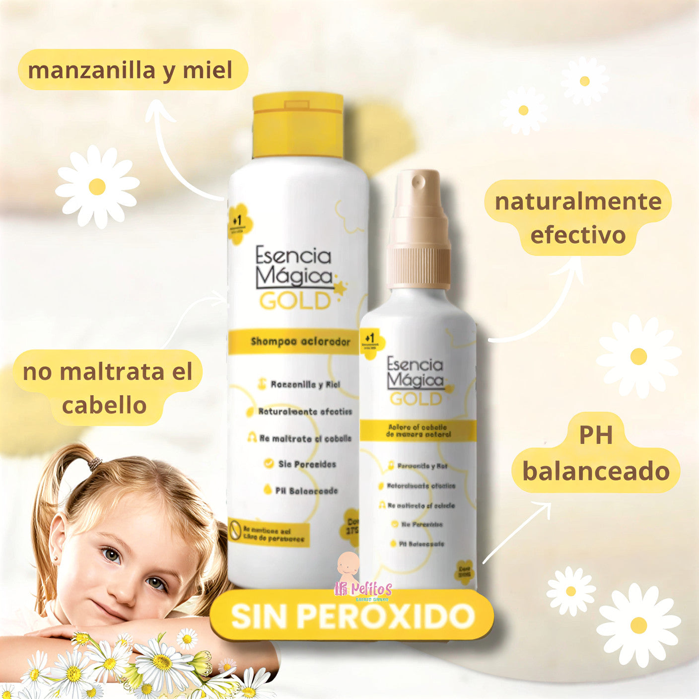 Kit Gold Esencia Aclaradora Kids